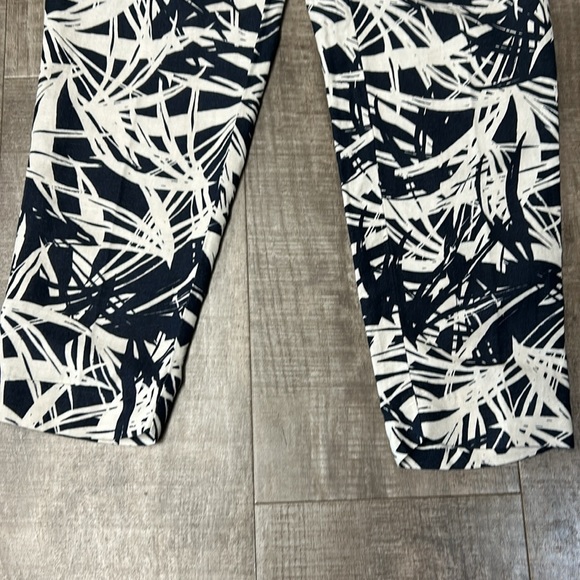 Ann Taylor Loft Strapless Tropical Leaf Jumpsuit Size 4 NWT - Picture 8 of 10